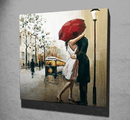 Wallity Lienzo Decorativo KC042 Multicolor 45 x 45 cm